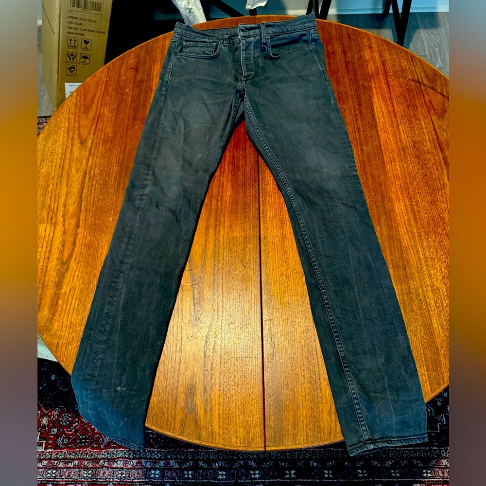 Men’s Rag & Bone Jeans - color gray - size 31